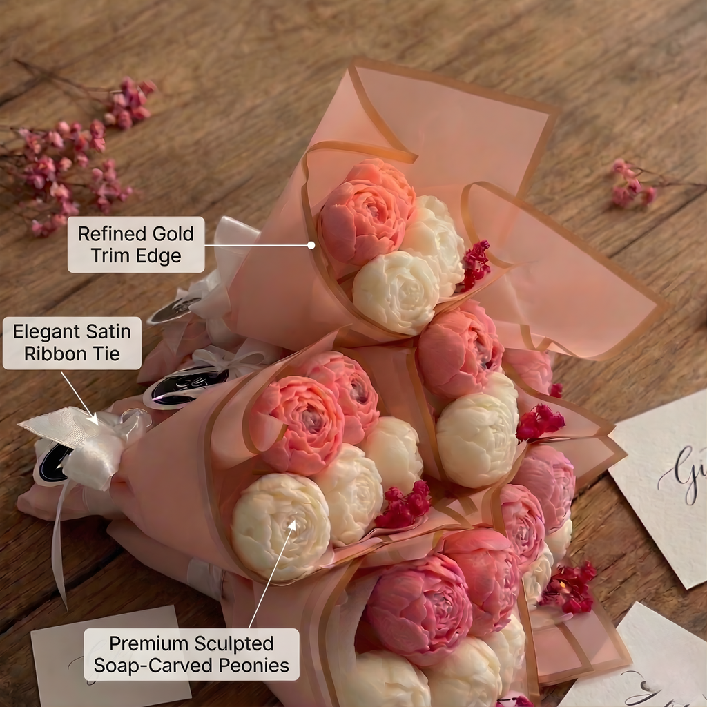 Handmade Floral Bouquet Candles – Luxury Aesthetic Table Centerpiece