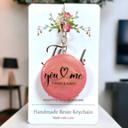 Unique "You and Me" Resin Keychain | Romantic Anniversary & Valentine's Day Gift