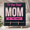 Custom String Art Sign & Picture Display Gift for Mom