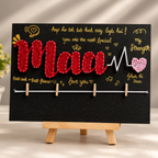 Maa" Personalized String Art Clip Frame