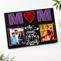 Custom "MOM" String Art Dual Photo Frame Gift