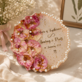 Custom Wedding Garland Flower Preservation Resin Plaque