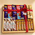 Premium Assorted Chocolate Gift Hamper in Wooden Tray