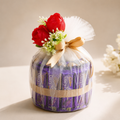 Luxury Cadbury Dairy Milk Chocolate Tower Hamper with Red Roses