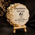 Personalized Doctor Graduation Gift Resin Plaque | Custom Medical School Keepsake 5cmx5cm