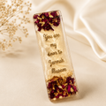 Custom "You Are My Door To Jannah" Resin Bookmark