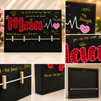 Maa" Personalized String Art Clip Frame