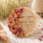Custom Wedding Garland Flower Preservation Resin Plaque