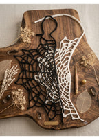 Handmade Spider Web Crochet Crop Top | Spooky Season Festival Rave Top