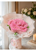 Handcrafted Jumbo Pink Chenille Pipe Cleaner Rose Bouquet | Unique Everlasting Artificial Flower Gift for Anniversaries, Birthdays & Valentine's Day