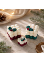 Festive Bubble Candles Set – Aesthetic Home Decor by Mobo Makes