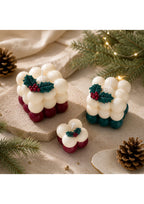 Festive Bubble Candles Set – Aesthetic Home Decor by Mobo Makes