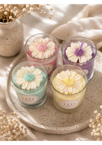 Luxury Daisy Candle Set | Handmade by Mobo Makes