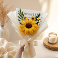 Handmade Sunflower Chenille Bouquet I Premium Floral Arrangement | MOBO MAKES