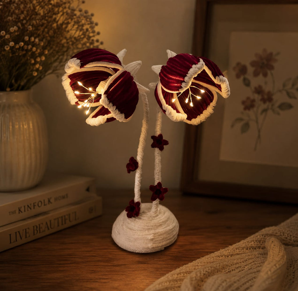 Aesthetic Handcrafted Flower Lamps & Gifts | Mobo Makes
