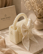 Pearl Étoile Luxury Handmade Beaded Handbag