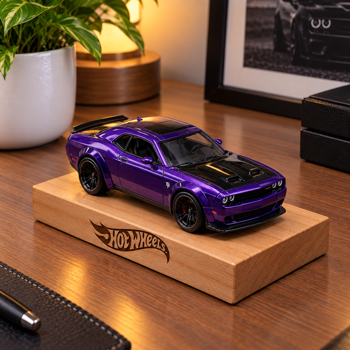Premium Hot Wheels Wooden Display Stand