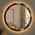 Premium Race Track LED Wall Mirror – | Car Lover Decor