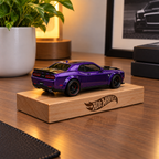 Premium Hot Wheels Wooden Display Stand